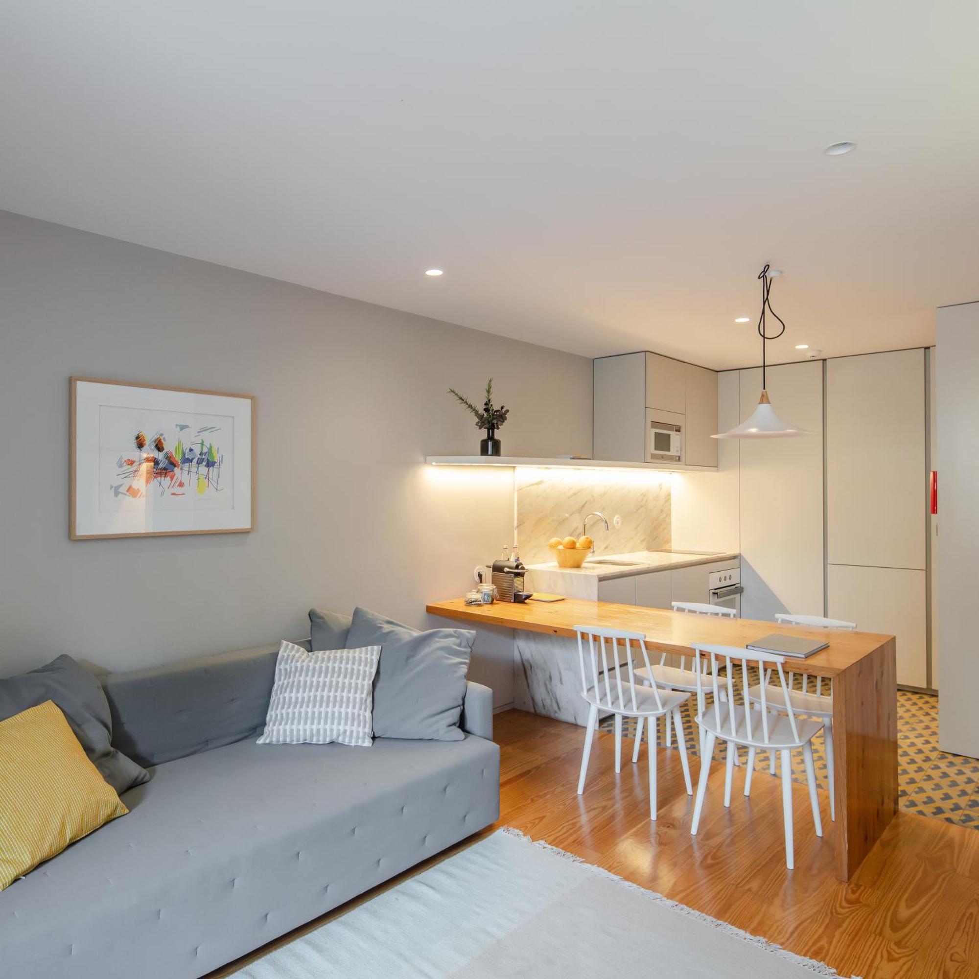 Baumhaus Serviced Living - Art & Design Apartments Porto Pokoj fotografie