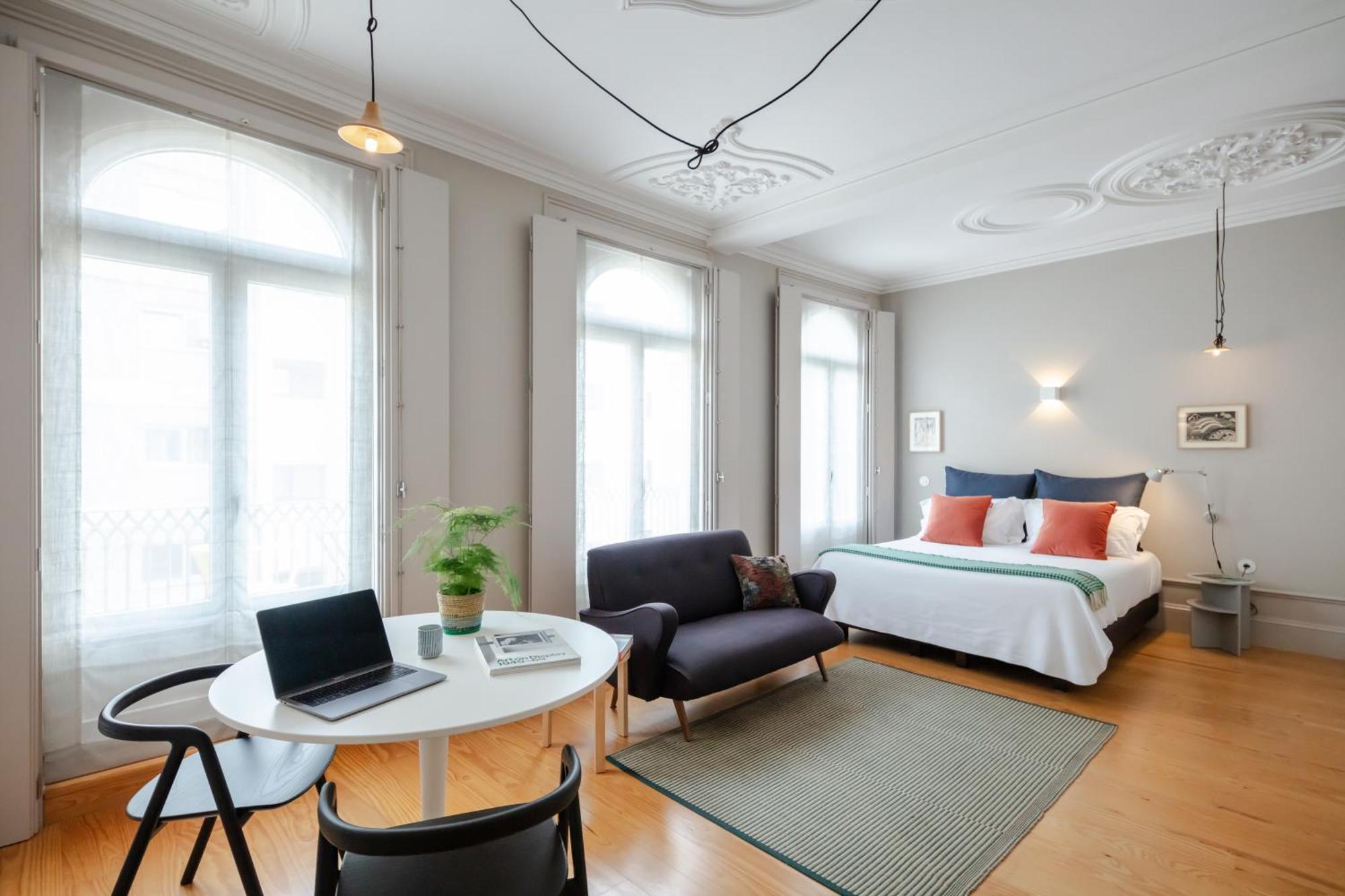 Baumhaus Serviced Living - Art & Design Apartments Porto Pokoj fotografie