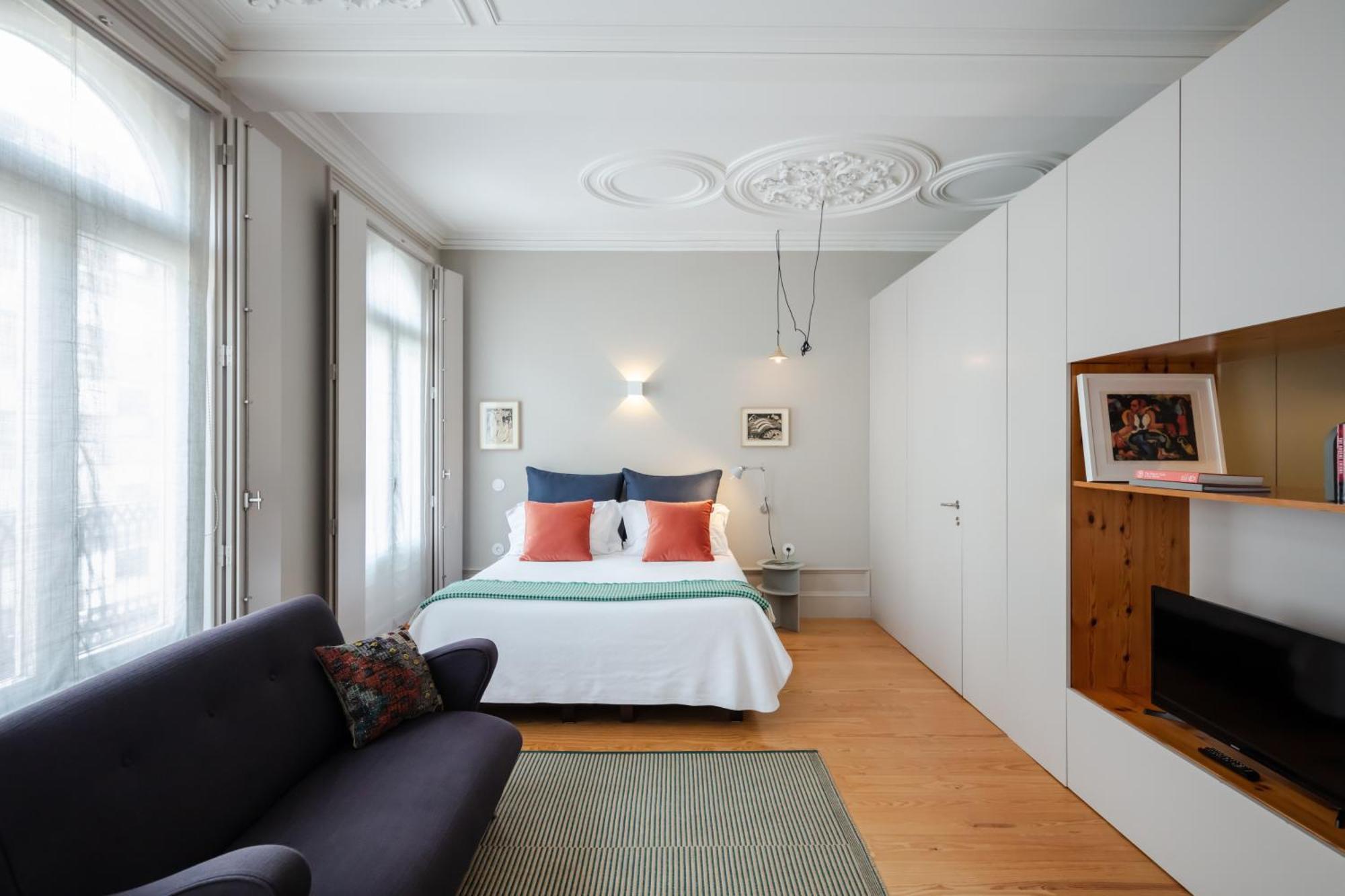 Baumhaus Serviced Living - Art & Design Apartments Porto Pokoj fotografie