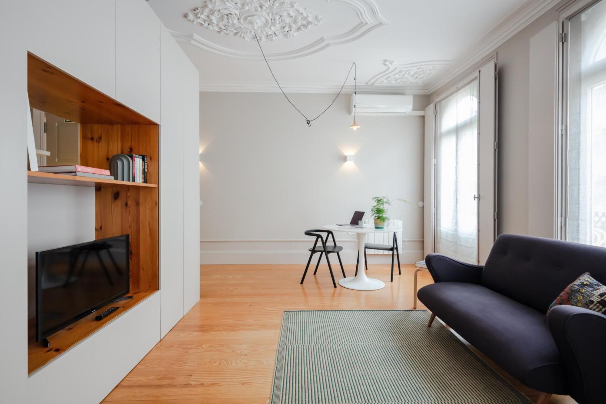 Baumhaus Serviced Living - Art & Design Apartments Porto Pokoj fotografie