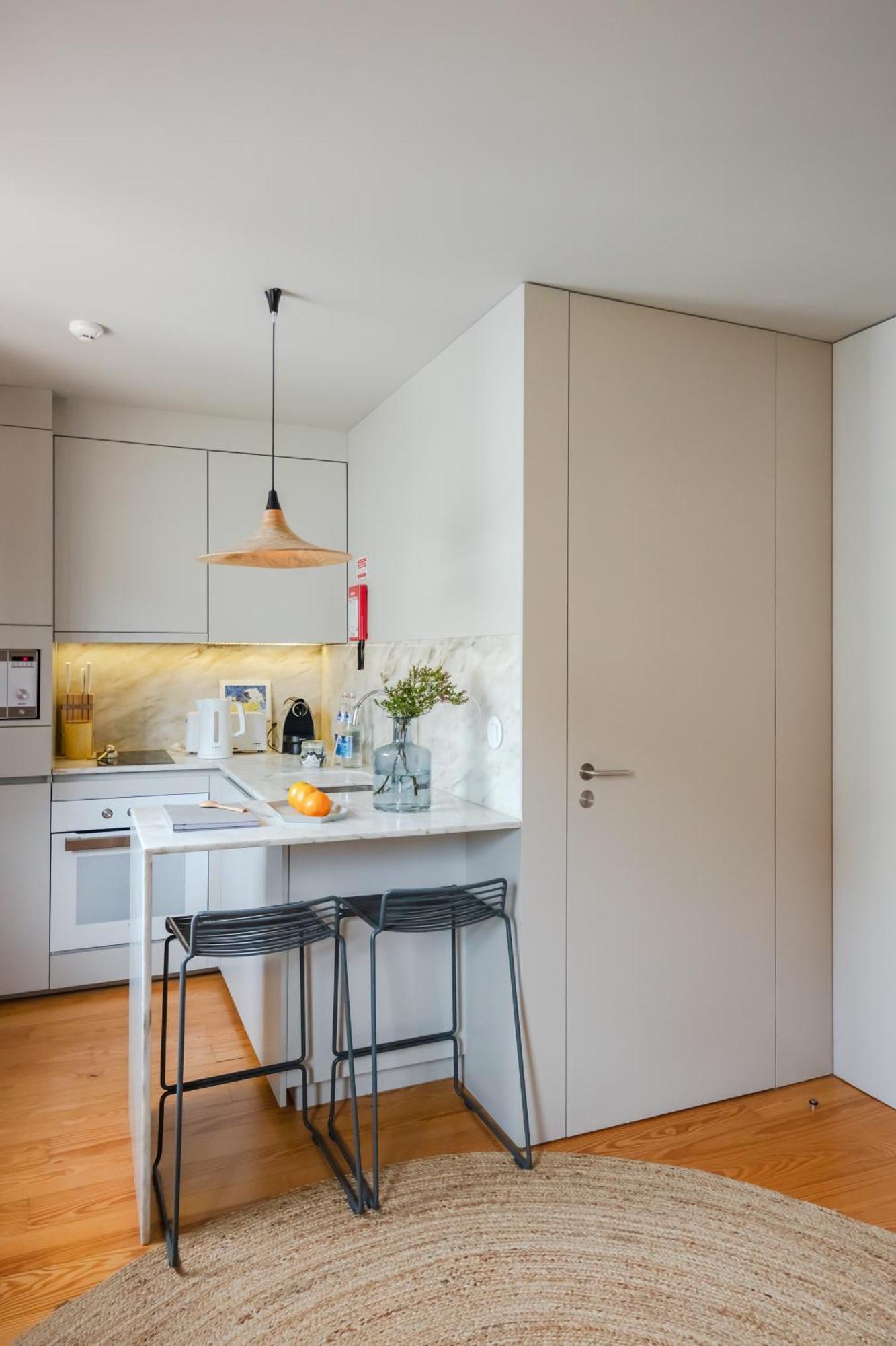 Baumhaus Serviced Living - Art & Design Apartments Porto Pokoj fotografie